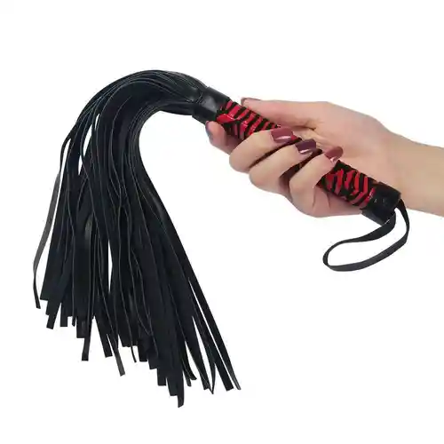 Whip Me Baby Leather Whip Red