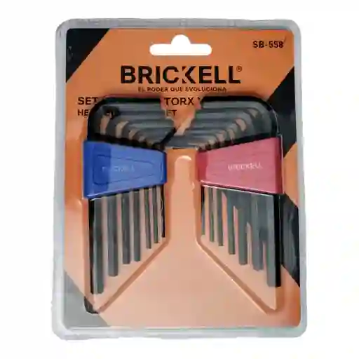 Juego De Llave Bristol Brickell Surtida Milimétrica Y Pulgada X14 Piezas