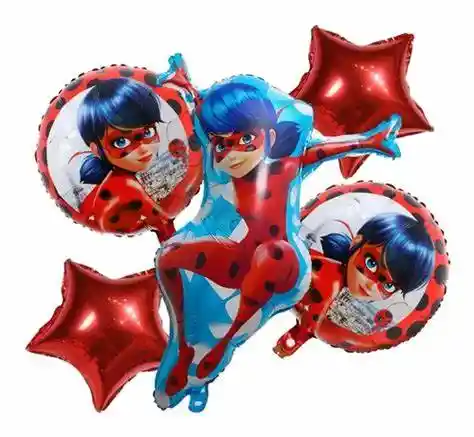 Globos Leidy Bug X 5 Piezas