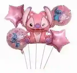 Globo Angela Stitch X 5 Piezas