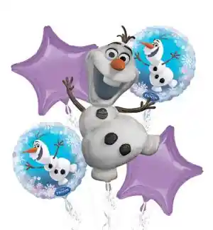 Globo Olaf Frozzen X 5 Piezas