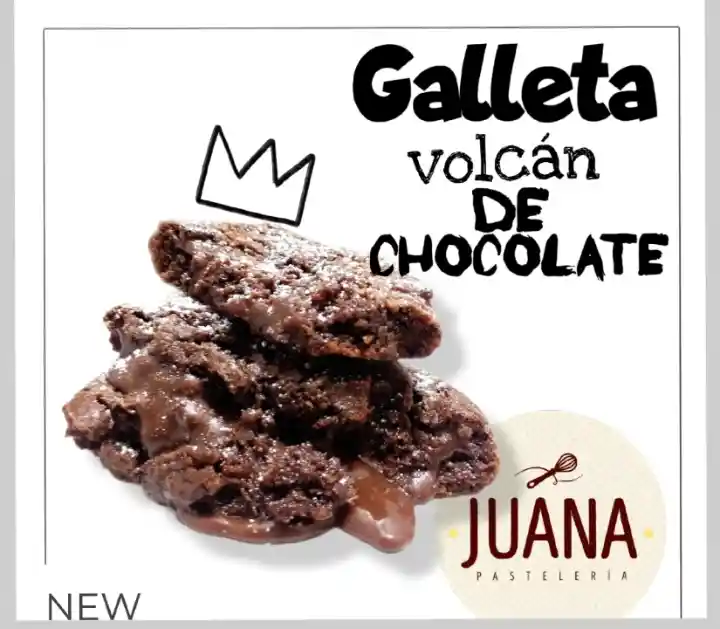 Galleta Volcan De Chocolate