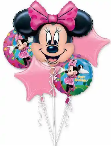 Globo Minnie X 5 Piezas