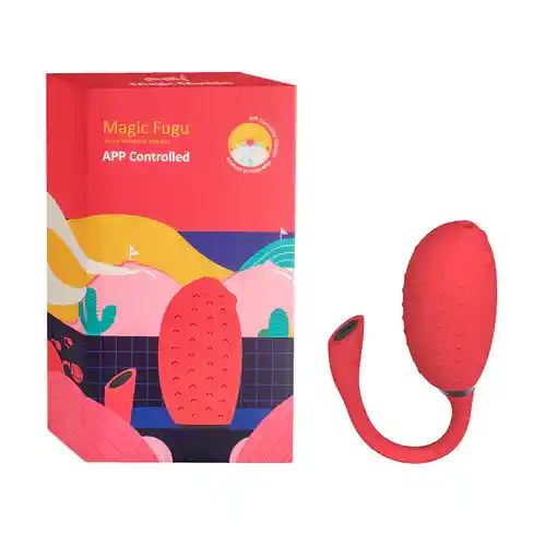 Magic Fugu Red Vibrador Interactivo