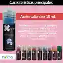 Lubricante Saborizado Caliente 10 Ml Comestible Oral Evoka