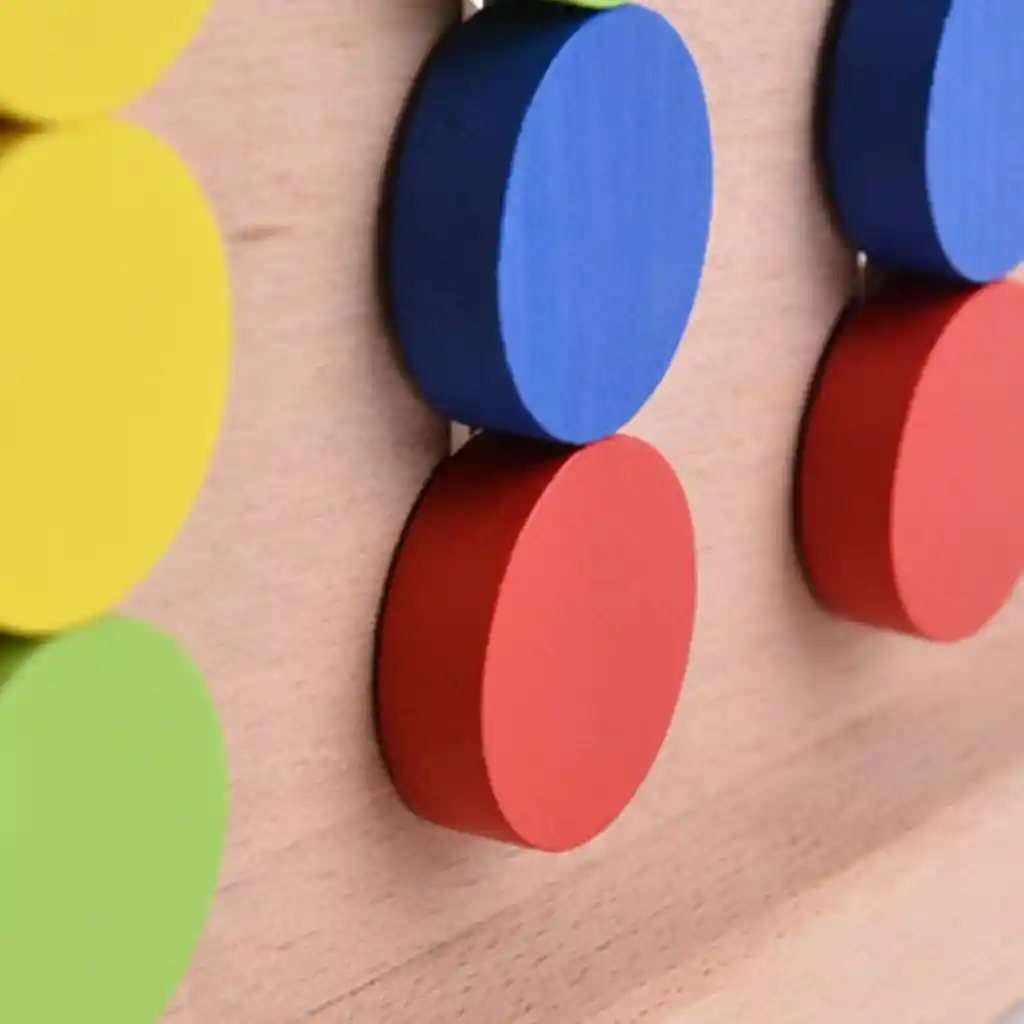 Juego Montessori Patrón De Colores En Madera Lógica Niños