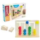 Juego Montessori Patrón De Colores En Madera Lógica Niños