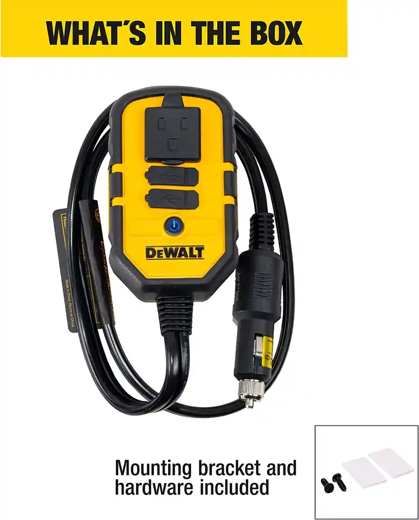 Adaptador Inversor De Corriente Carro De 12v A 110v, 140w