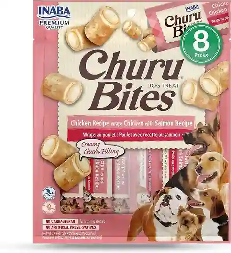 Churu Bites Perros 8 Uds Pollo Con Salmon Churu Dog Snacks Para Perros Churu