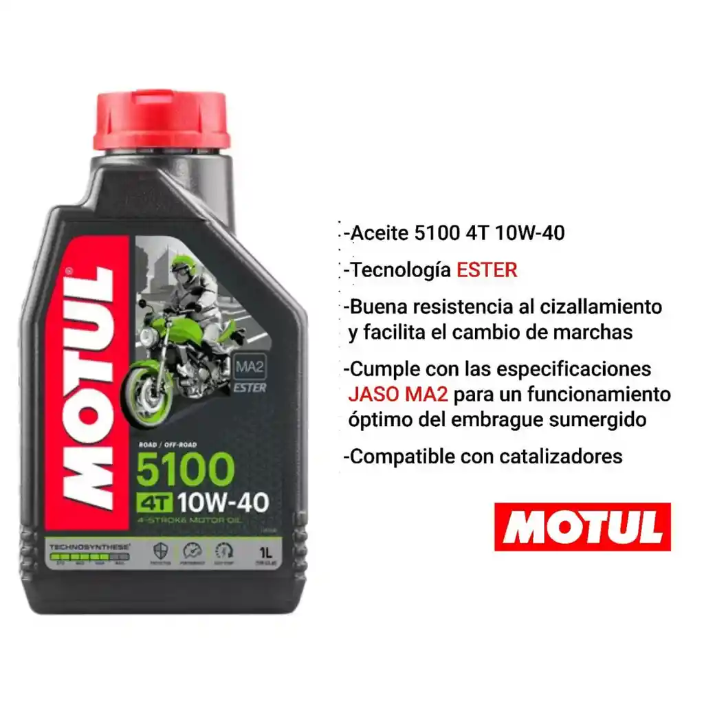 Aceite Para Motor Motul Semi-sintético 10w-40