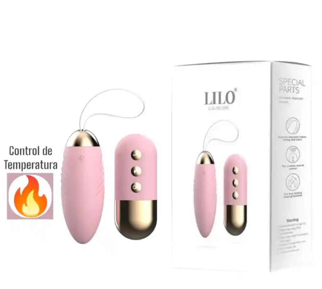 Huevo Vibrador Lilo Con Calefaccion Y Control Remoto