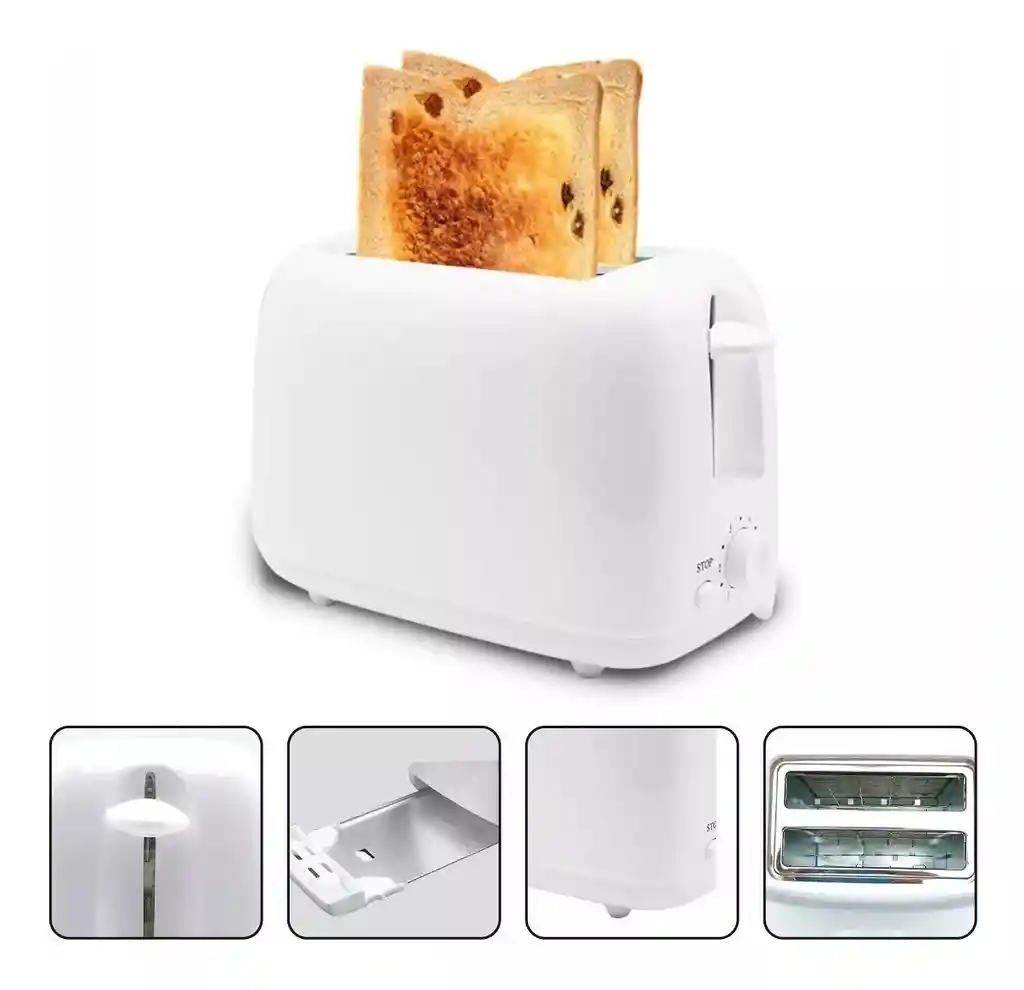 Tostadora De Pan Eléctrico Con 2 Puestos 6 Niveles