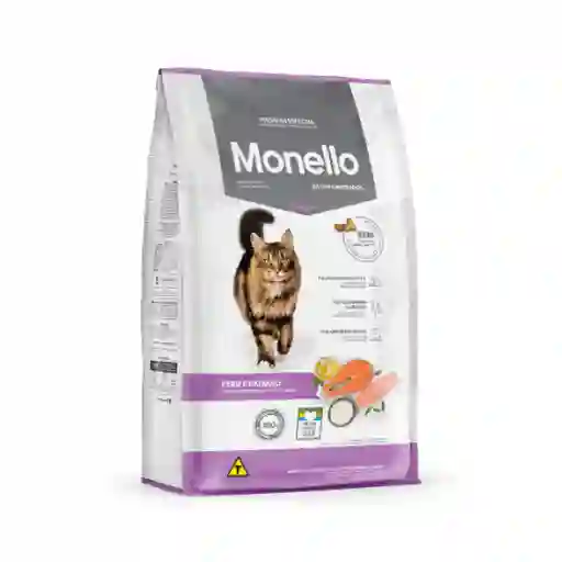 Monello Gato Castrado Adulto Pollo Y Salmon Monello Gato Castrado 1kg