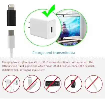 Adaptador Usb C A Lightning