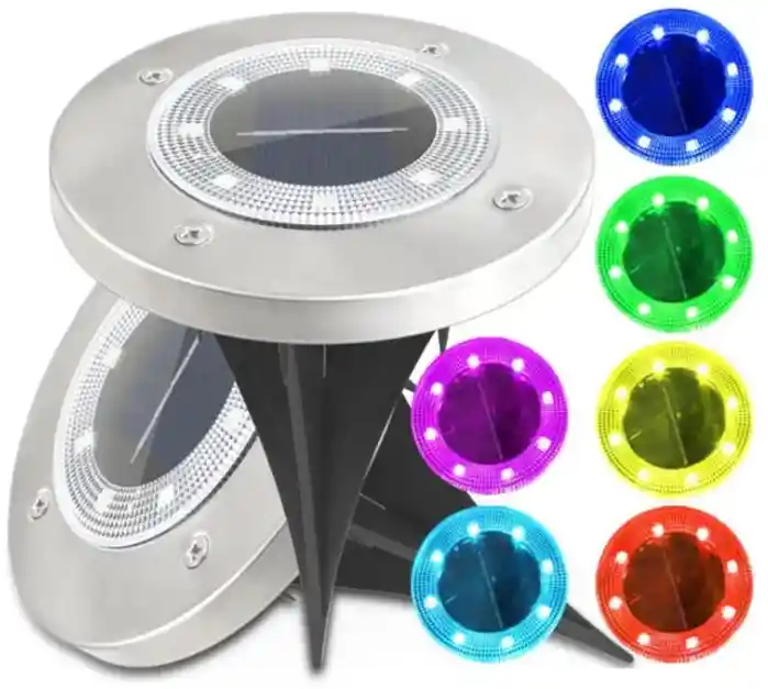 Luces Led Para Suelo Set De 4 Piezas Impermeables