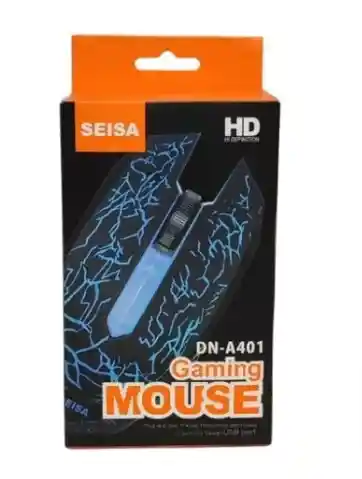 Raton Mouse Usb Gaming Rgb De Cable Seisa Dn-a 401