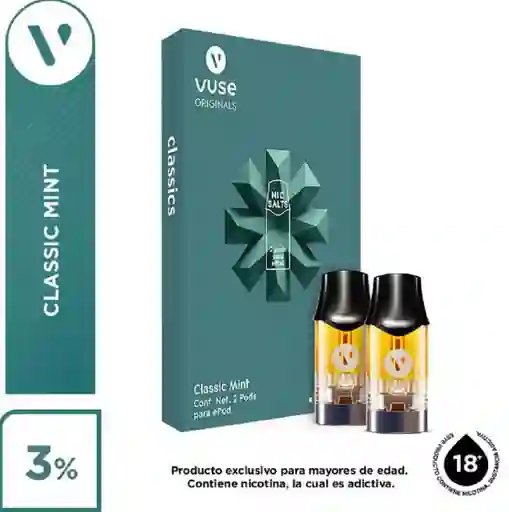 Vuse Cápsulas Epod Classic Mint