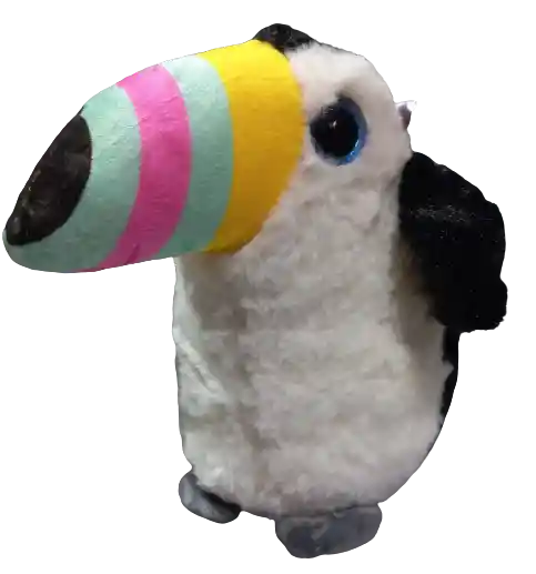 Tukan Negro De Peluche - 15cm