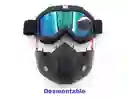 Gafas Careta Desmontable Motociclismo Motocross Ciclismo