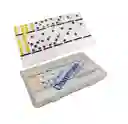 Domino Juego Mesa Caja Plástica Fichas Casino Cartas 4006