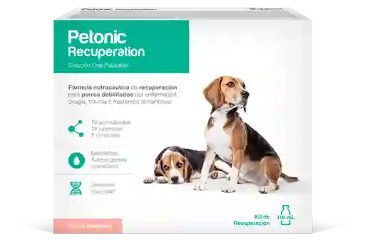 Petonic Recuperacion - Perros Medianos Frasco X 110 Ml