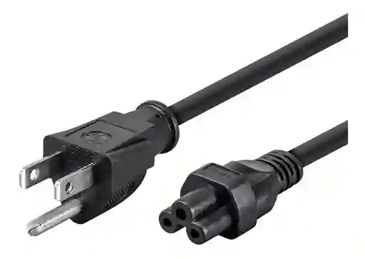 Cable De Poder Mickey-trebol Pc 1.5mts Para Cargadores De Portátiles Y Otros.