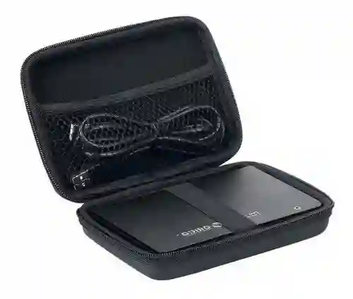 Estuche Protector Para Disco Duros Ssd De 2.5 Pulgadas Externo Rígido Negro