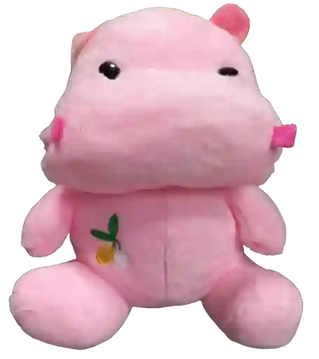 Hipopotamo Rosada - 16cm