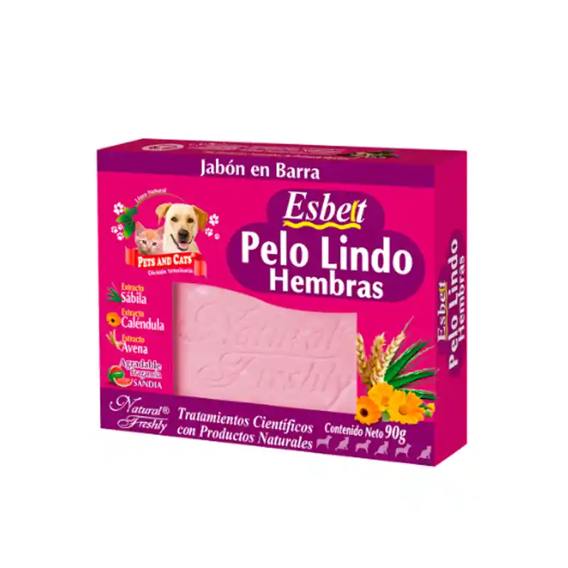 Jabón Esbelt Pelo Lindo Hembras X 90g