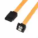 Cable Datos Sata Para Disco Duro O Ssd Color Naranja