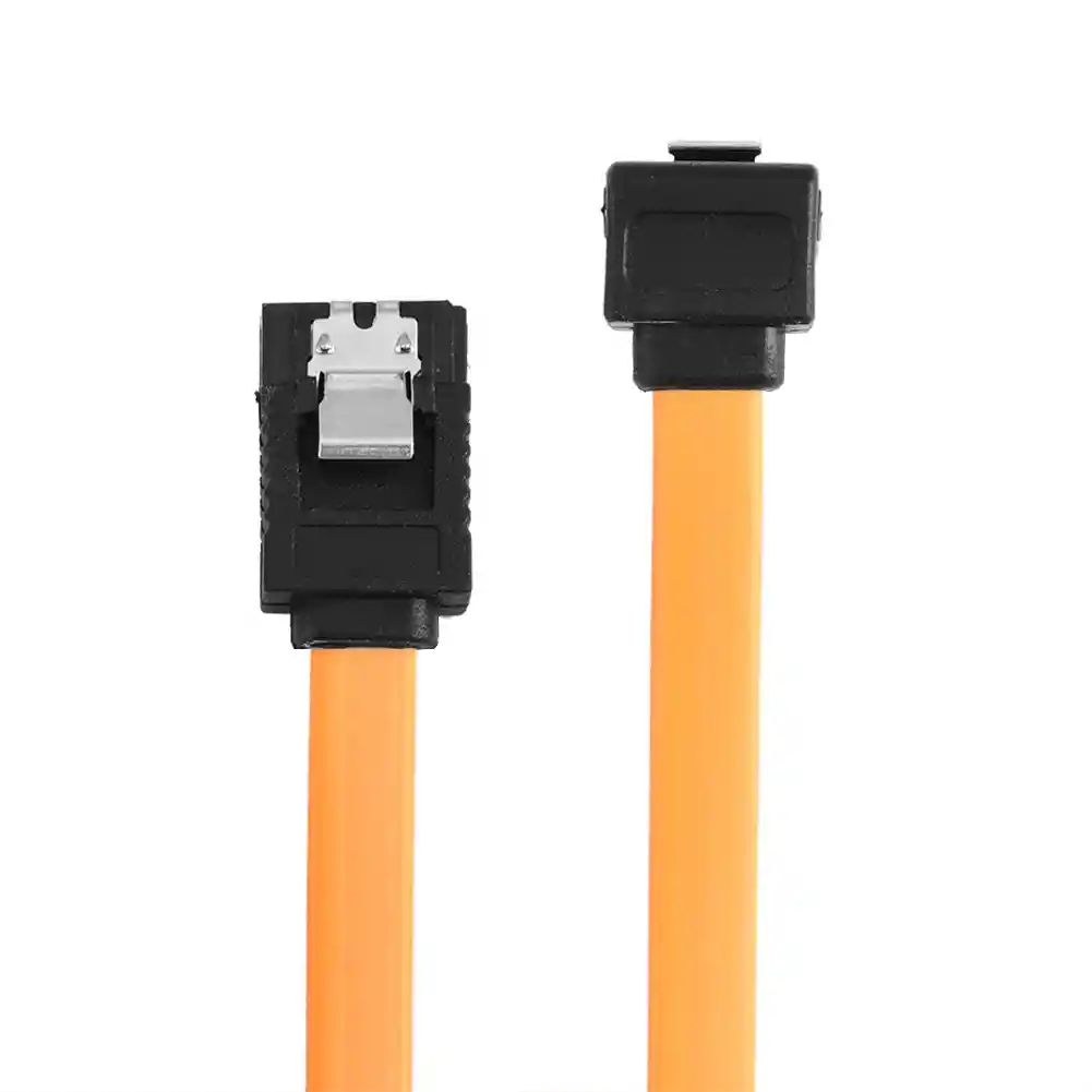 Cable Datos Sata Para Disco Duro O Ssd Color Naranja