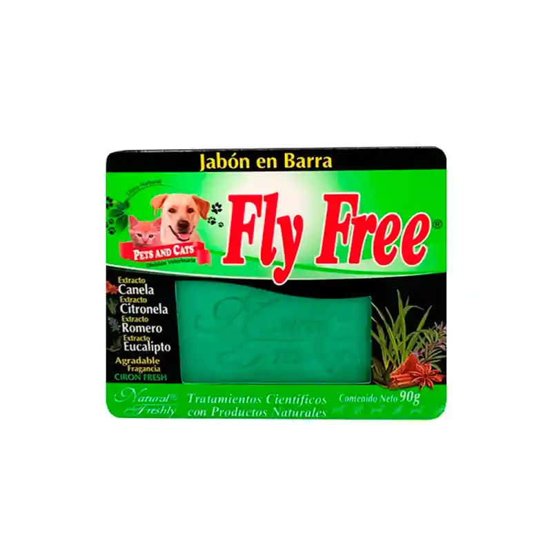 Jabon Fly Free Natural Fhresly X 90 Gr