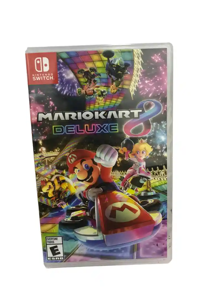 Mario Kart Deluxe 8 + 2 Volantes Negros Nintendo Switch Nuevo