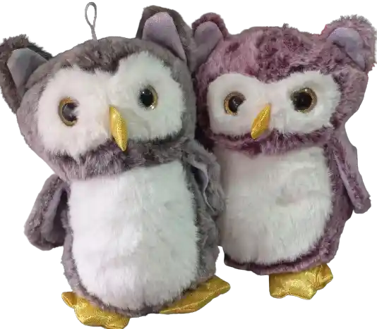 Duo De Buhos De Peluche