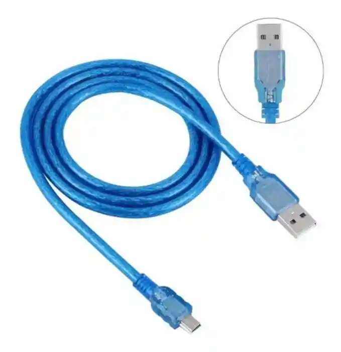 Cable Desoxigenado Mini Usb 5 Pines Para Celular Mp3 Mp4 Tablet 1.5 Mts