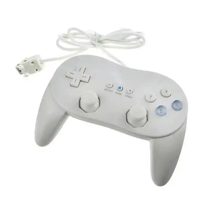 Control Classic Pro Compatible Wii Y Wii U, Nuevo Blanco