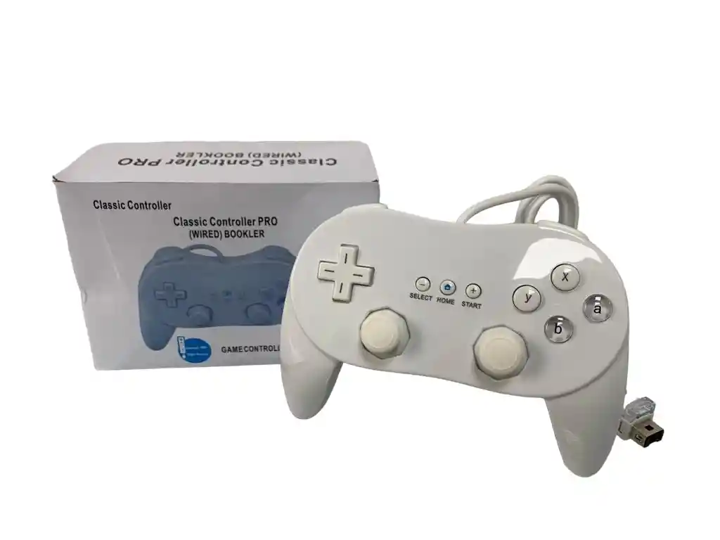 Control Classic Pro Compatible Wii Y Wii U, Nuevo Blanco