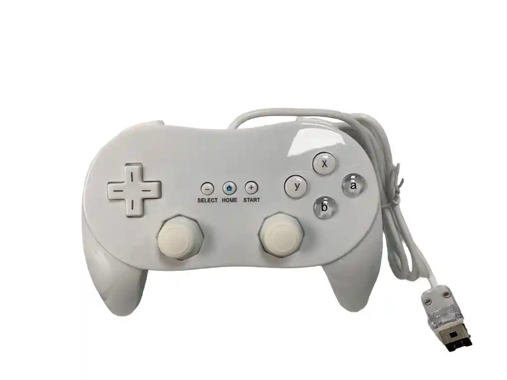 Control Classic Pro Compatible Wii Y Wii U, Nuevo Blanco