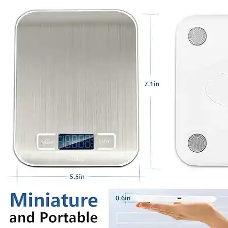 Báscula Digital Para Alimento Cocina Con Graduación Precisa