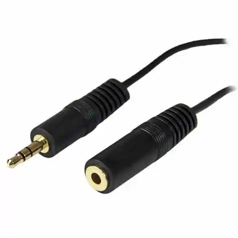 Cable Extensión Audio Plug De 3.5 Mm Stereo Macho A Hembra De 3 Metros. Para Audifonos-parlantes