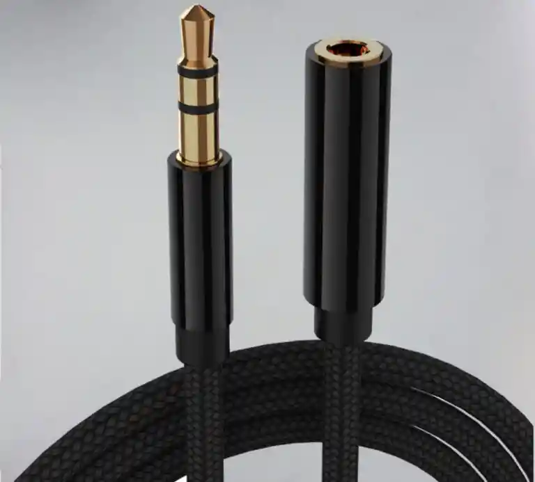 Cable Extensión Audio Plug De 3.5 Mm Stereo Macho A Hembra De 3 Metros. Para Audifonos-parlantes