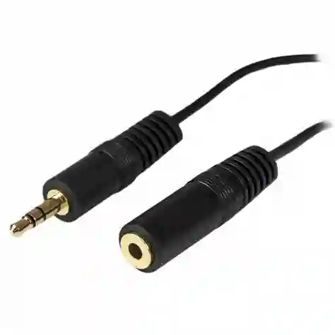 Cable Extensión Audio De 3.5 Mm Stereo Macho A Hembra De 3.6 Metros