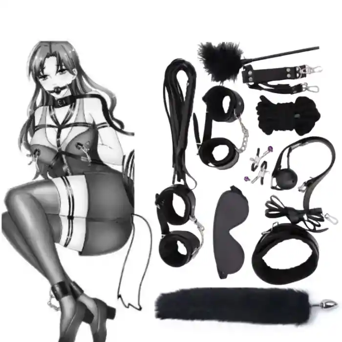 Kit Sado Sadomasoquismo Bondage Bdsm 11 Piezas