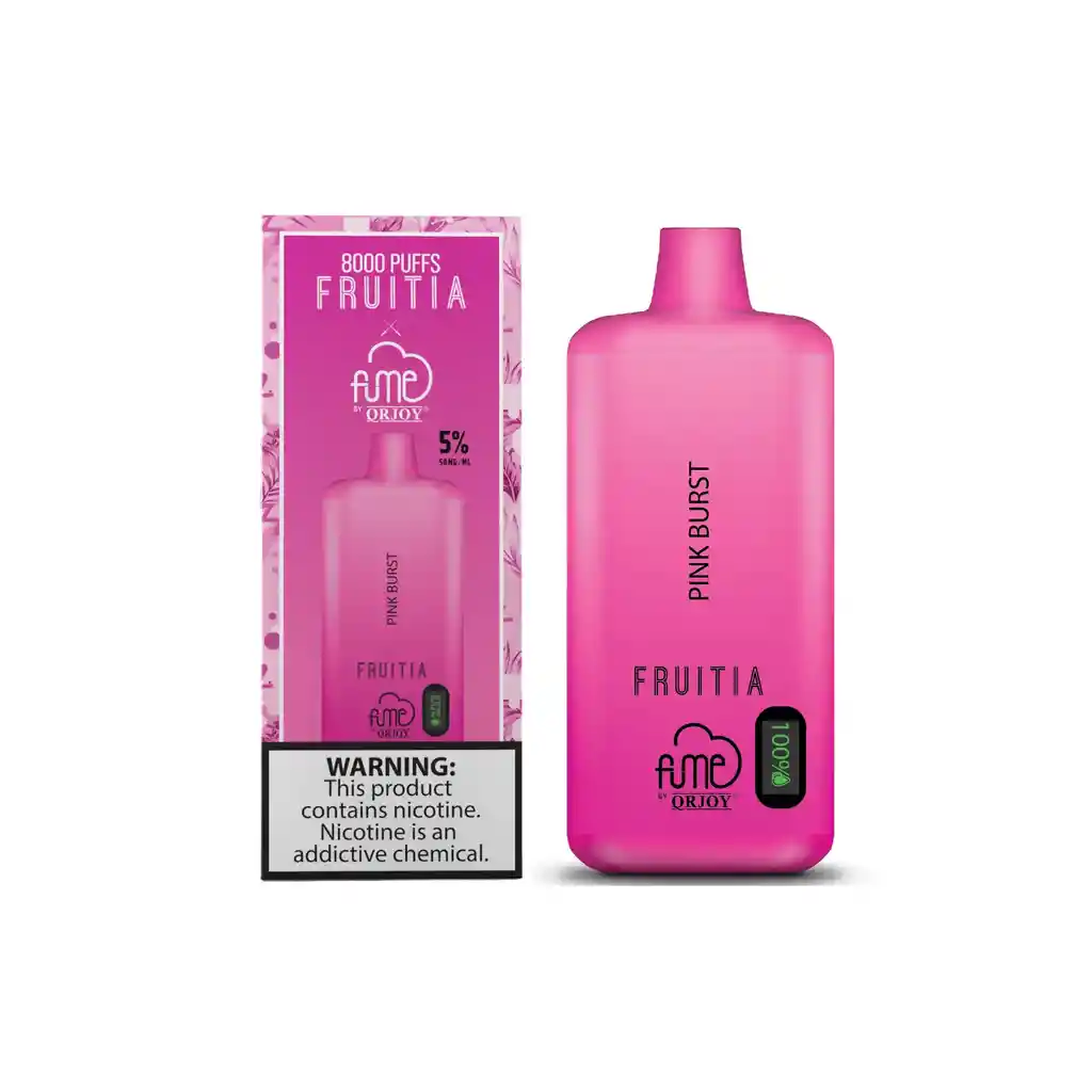 Vape Fume Fruitia Pink Burst 8.000 Puffs