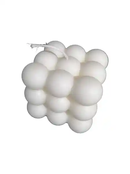 Vela Cubo De 3 Burbujas Grande