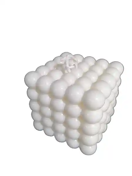 Vela Cubo De 5 Burbujas Grande