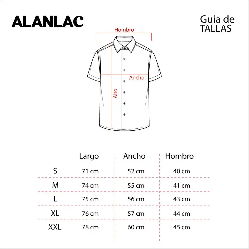 Camisa Bogota - Alan Lac - S/m/l/xl/xxl/xxxl