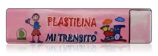 Plastilina En Barra Color Rosado 55 Gr Mi Trencito