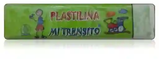 Plastilina En Barra Color Verde Limón 55 Gr Mi Trencito