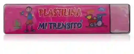 Plastilina En Barra Color Fucsia 55 Gr Mi Trencito